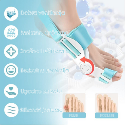 Korektor za Ispravljanje Prstiju sa Silikonskim Jastučićem
