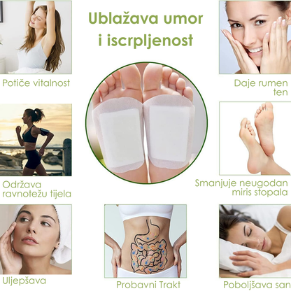 Prirodni Jastučići za Detox i Njegu Stopala ( 10 Komada )