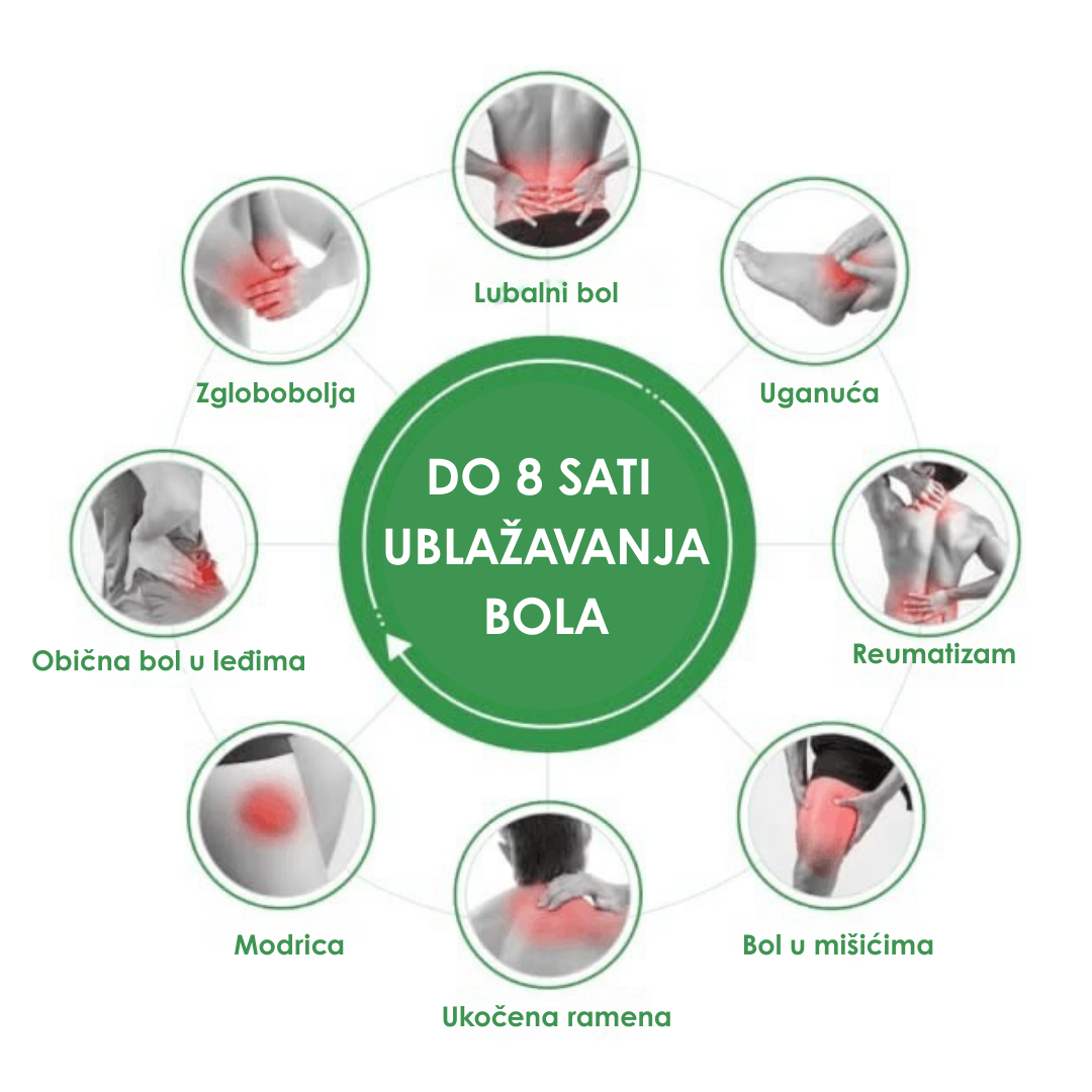 Wellnee Flasteri Za Ublažavanje Bola (10 Komada)