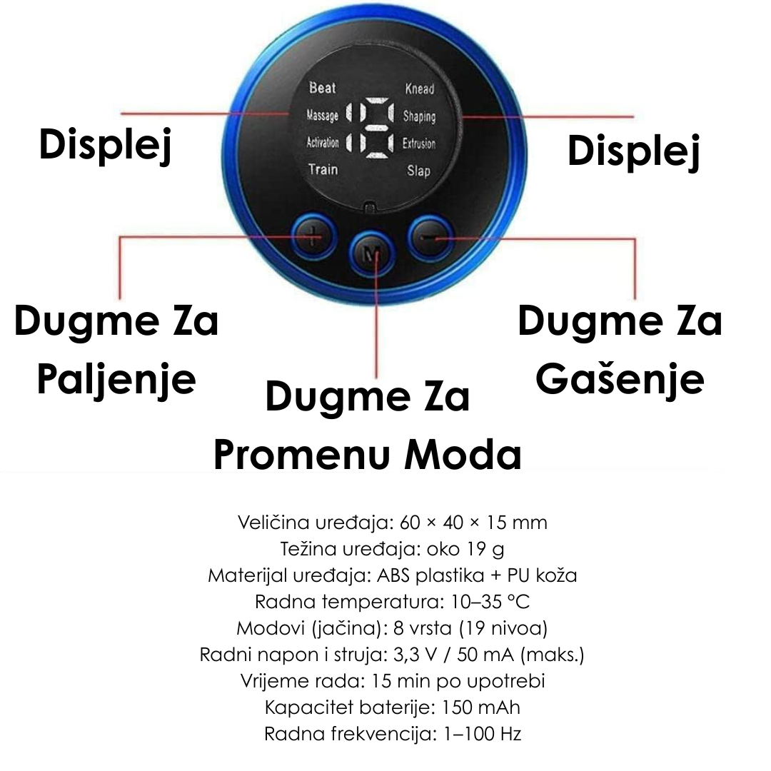 EMS Masažer za Tijelo